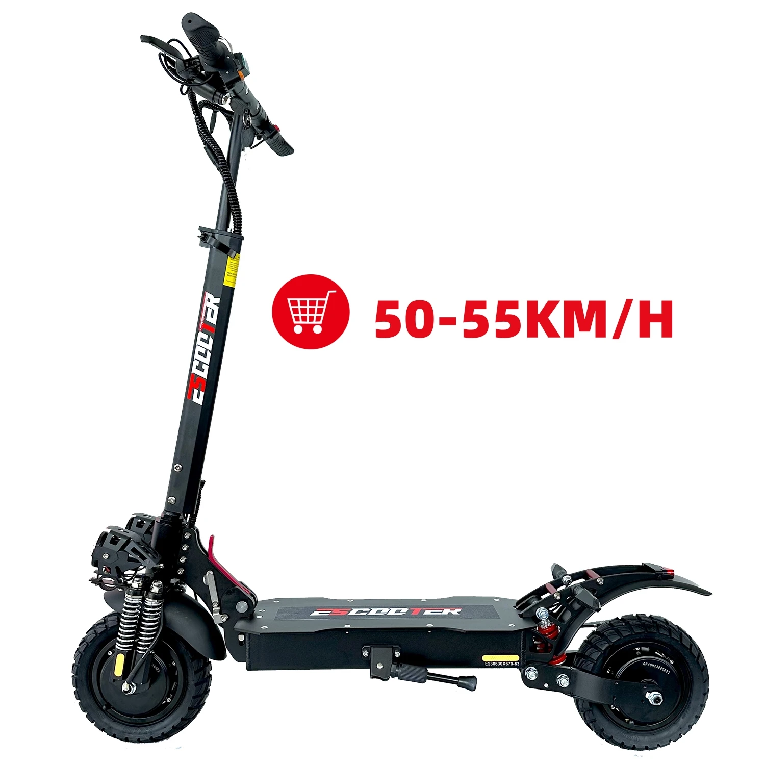 

EU drop shipping 10 inch dual motor golf scooter 60KM range 48v 2400w 1200w dual motormax load 150kg electric scooters