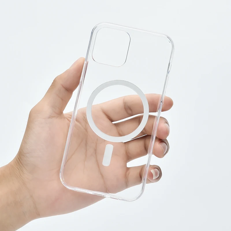 

For iPhone 12 Pro Max Case 6.1 Inch Clear Phone Transparent TPU Phone Accessories, for iPhone 12 Clear Case for Magsafe