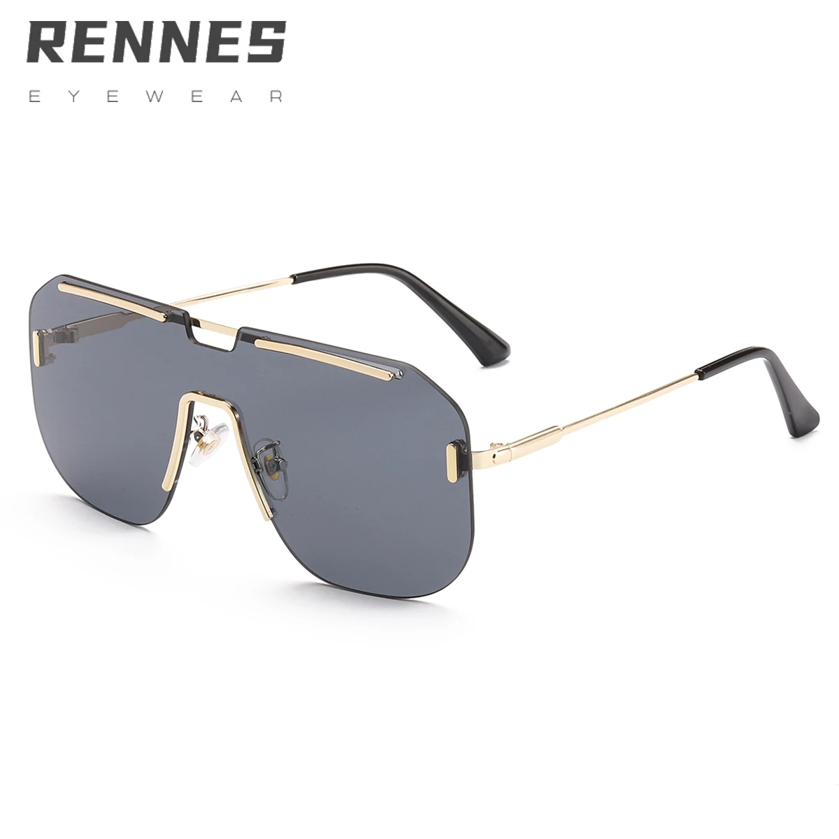 

RENNES Wholesale sun glasses Fashion Acetate Black UV400 Outdoor Unisex Sunglasses, Custom color