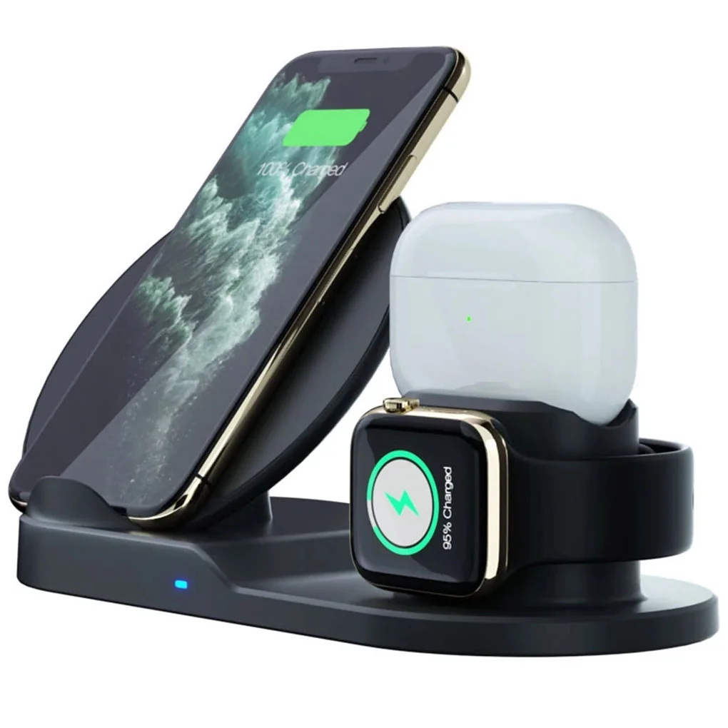 

Wireless Charger 3 in 1 Multi function Fast Charger Dock Station Induction Charger