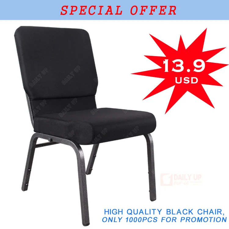 Cheap Church Chairs Cover With Fabric Wholesale Stacking Church Chair