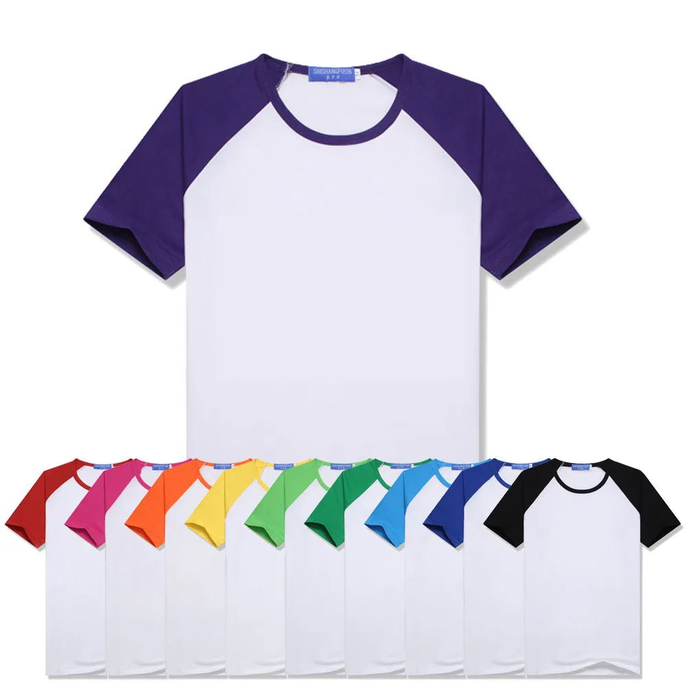 

Personality Round Neck Modal Blank Plain Polyester Custom Sublimation T shirts Blanks