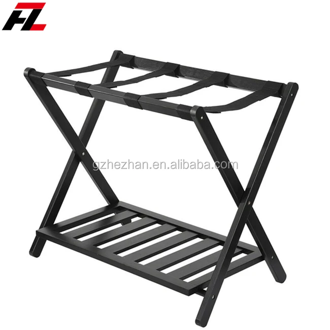 
Folding Luggage Rack Stand Suitcase Hotel Travel Storage Shoe Shelf For Hotel Home Guestroom 