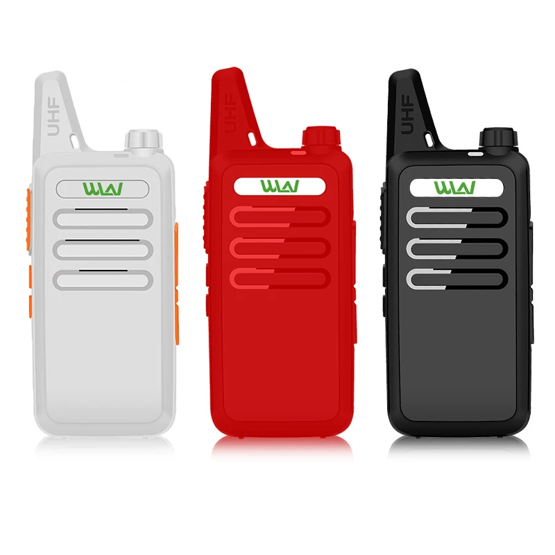 

WLN walkie talkie KD-C1 civil ultra-thin micro self driving tour high power wireless walkie talkie,kids walkie talkie, Black