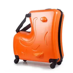 Baby riding luggage animal shape caster suitcase c