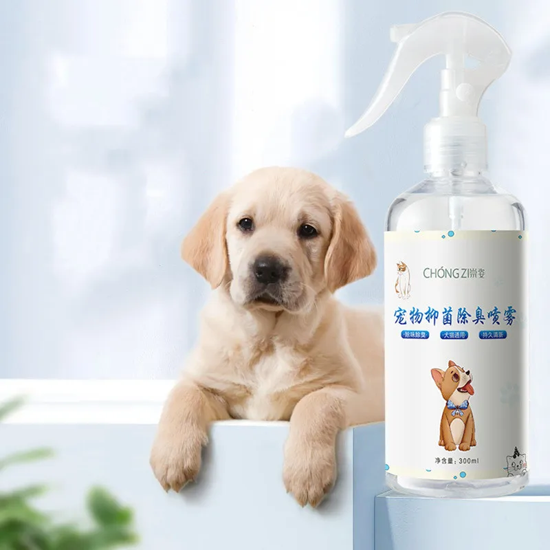 

Hot Sale Pet Sterilization Deodorant Spray Cat And Dog Odor Removal Air Freshener Spray, Transparent