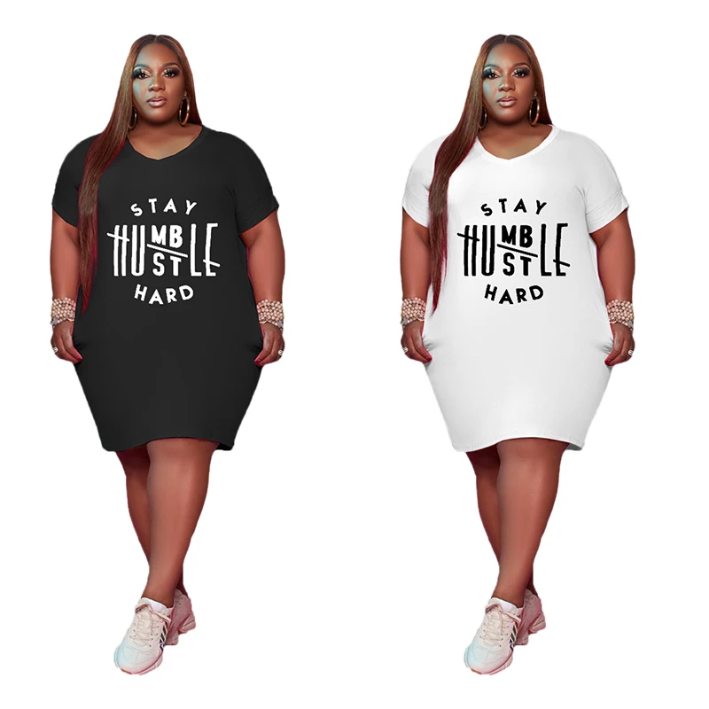 

Foma-MY059 women clothing fashion plus-size 5XL printed casual dress