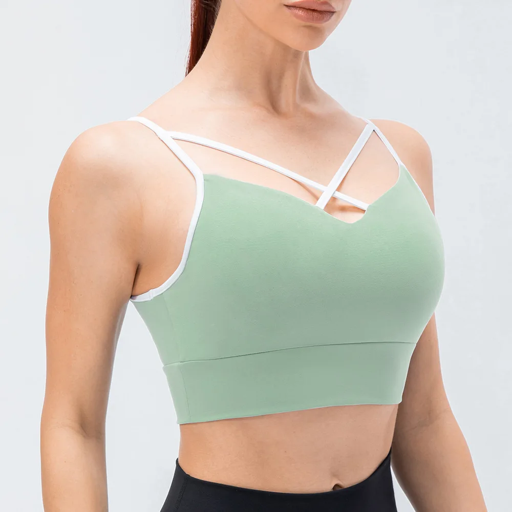 

Ready to Ship Sexy Running Fitness Yoga Underwear Seamless Woman Sport Bra