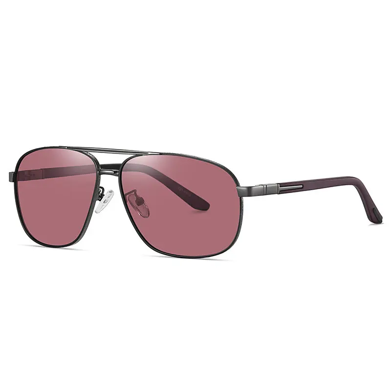 

HBK 2021 Fashion spring double beam durable polarized pilot sunglasses
