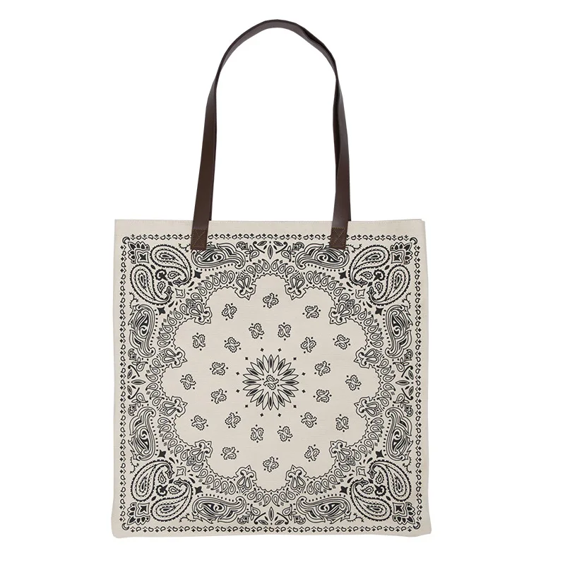 

Custom Logo Ethnic Wind Self-produced and Self-sold Personality All-match Printed Clothes and Shoes Storage Shopping Bag