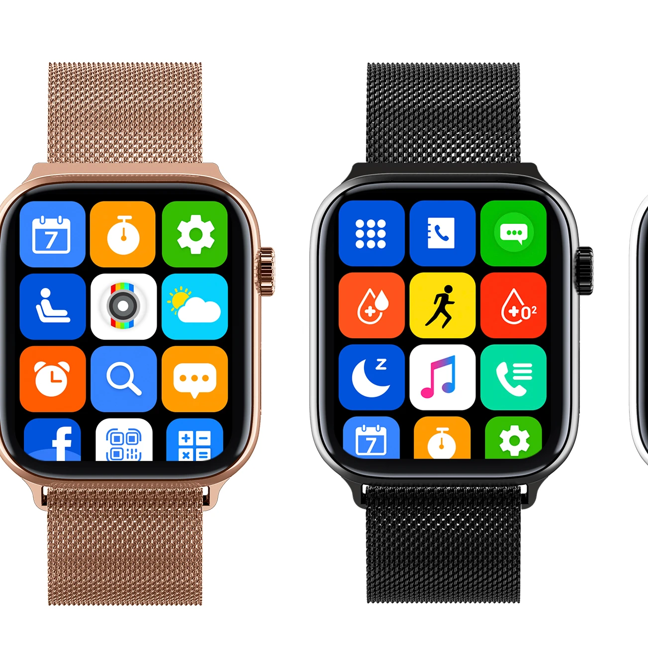 

2021 new smart watch z23 with 2 straps play game knob function call smart watch better w26 plus t500+ watch Steel strap