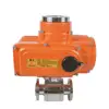 Hot sale normal electric actuator linear high temperature ball valve price list