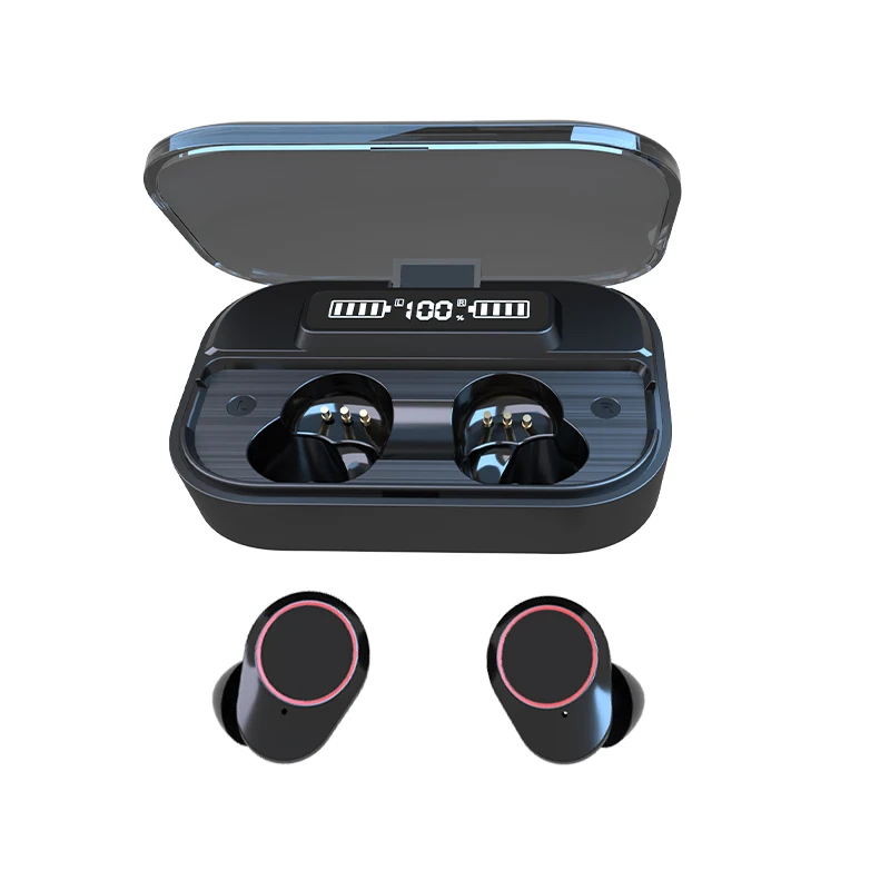 

CE RoHS 1200mah Wireless ANC Earbuds Blue tooth Headphone 5.0 Gaming in-ear Headset TWS Wireless Earphones, White/ black/ pink