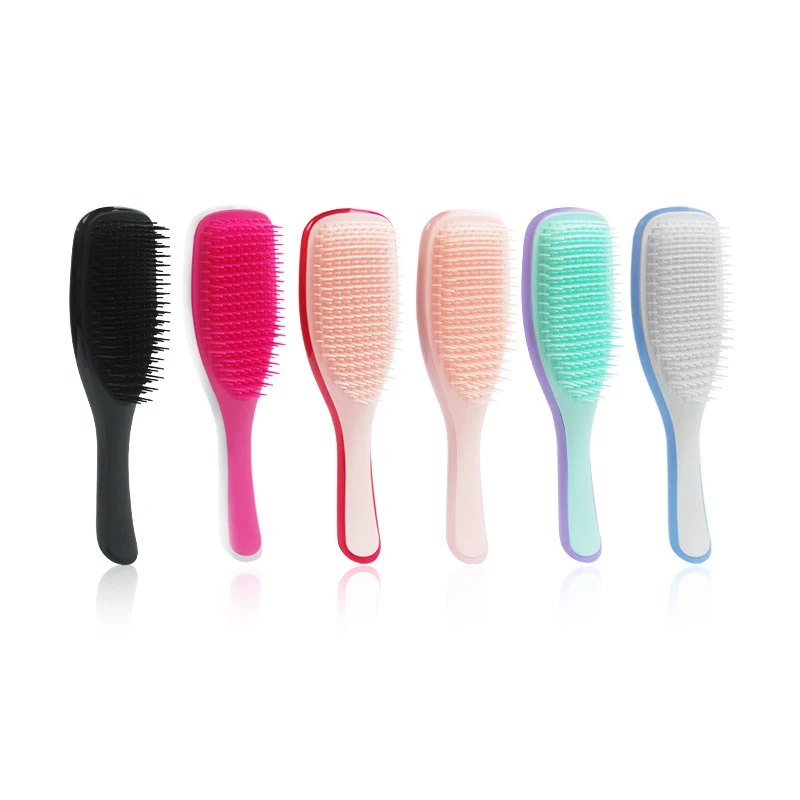 

Private label Large Ultimate Detangler Hairbrush Paddle Hair Brush, Detangling Brush and Hair Comb for Long Thick Thin Curly, Pink, black, green,customized color accepted