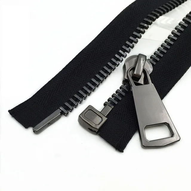 Dawei Hot Sale Eco-friendly 10# Metal Zinc Alloy Zipper Black Coil ...