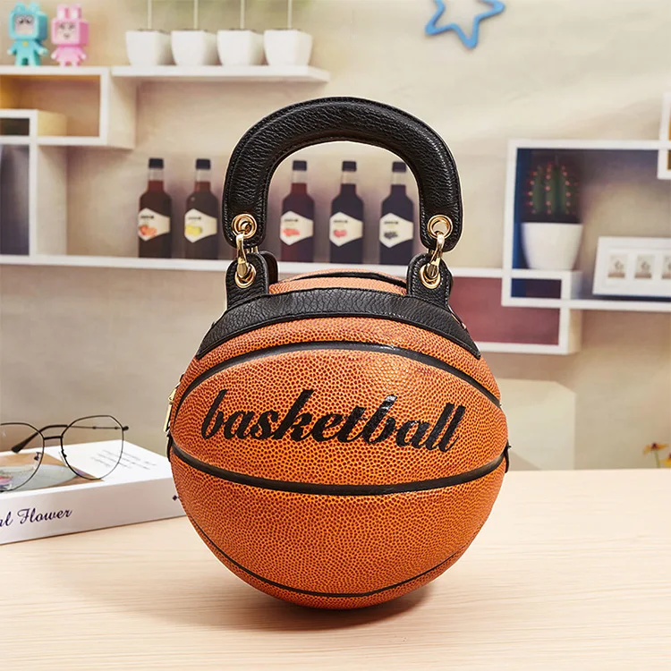 

China Tas Tangan Wanita Women Ladies Handtaschen Borsetta Donna Ball Shape Basketball Handbag