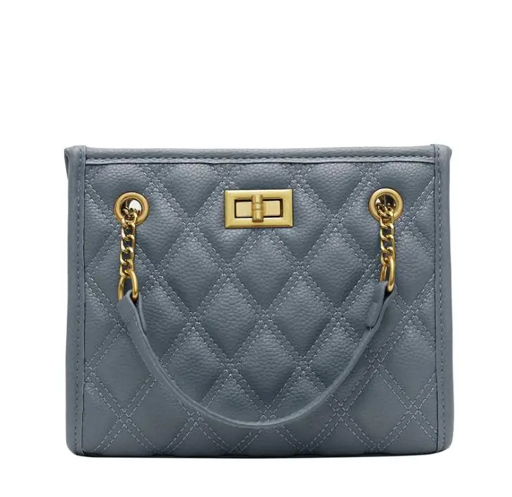 

New Fashion Small PU Leather Women Shoulder Bag Elegant Chain Lady Bag, Beige, red, blue, black