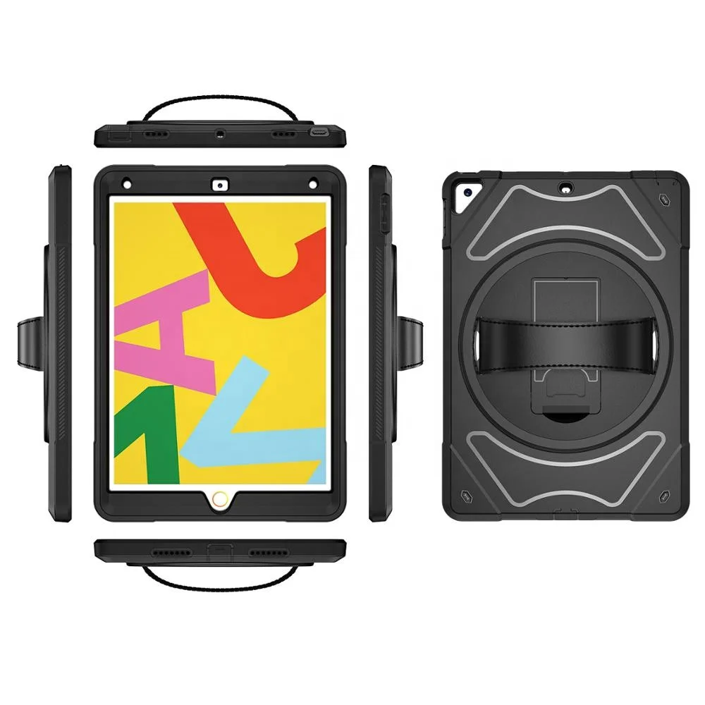 

SIKAI shockproof silicone case cover for ipad 10.2 Case Cover 7th Gen case with kickstand