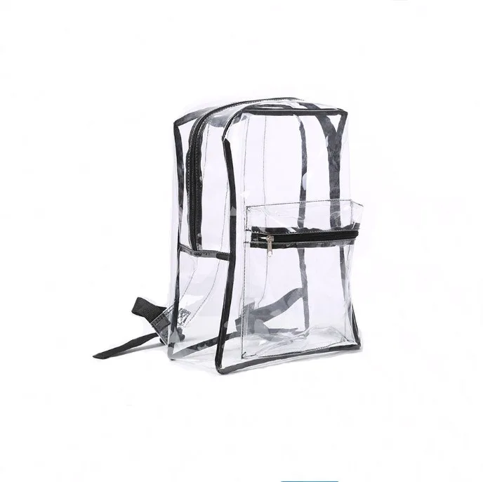 

Custom wholesale clear plastic backpack children transparent PVC school bag