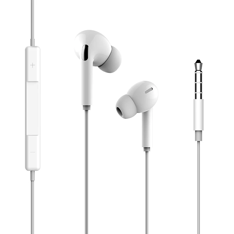 

Somostel Pro 3 In-ear Headphones Clear Calling Music 3.5mm Plug Universal Mobile Phone Wired In-ear Earphone Audifonos With Mic, Black, white