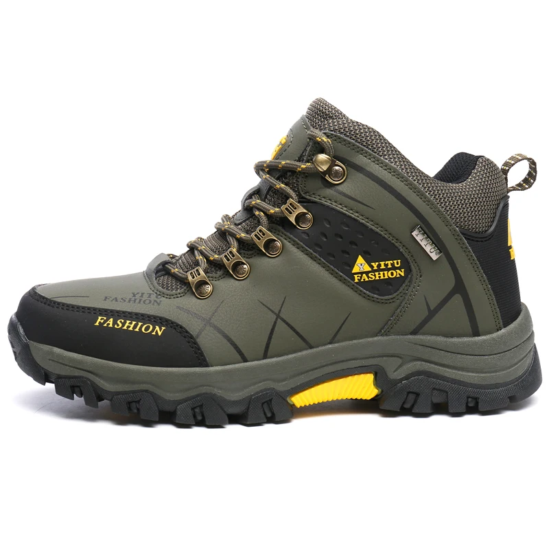 

Wholesale Anti-slip Moutain Climbing Shoes Wear-resistant Mens Hiking Boots Waterproof Hiking Shoes