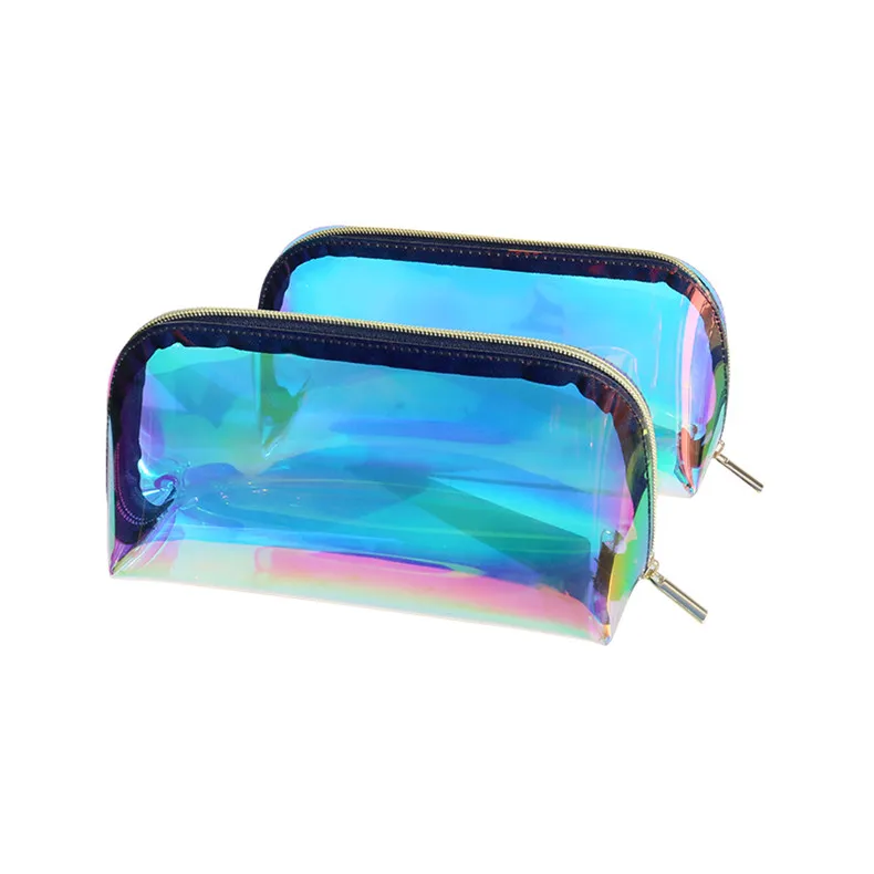 

Hot Selling Colorful PVC Cosmetic Holographic Makeup Bag, Customized color