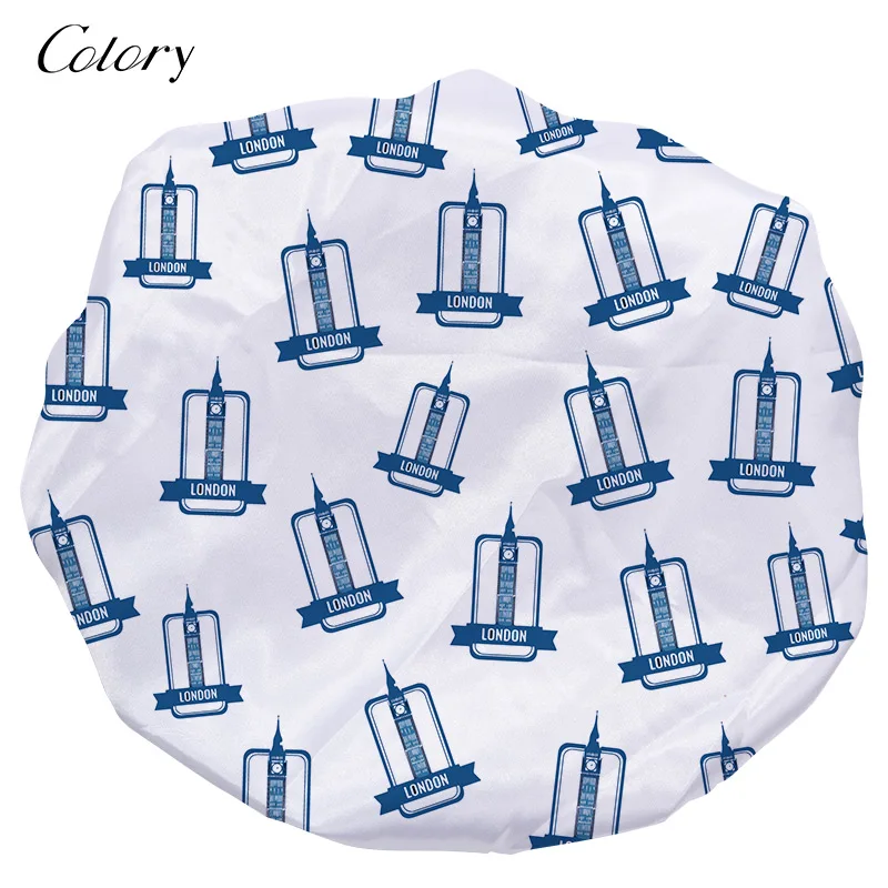 

Colory Silicone Shower Cap Long Hair Bonnet For Scirocco, Customized color