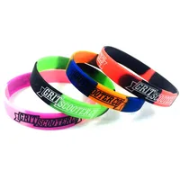 

New Debossed Silicone Wrist Bands,Personalized Scented Silicone Bracelet,Thin Rubber Silicone Wristband