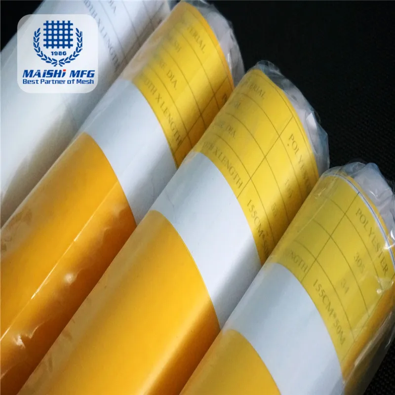 
polyester silk screen printing mesh fabric cloth 