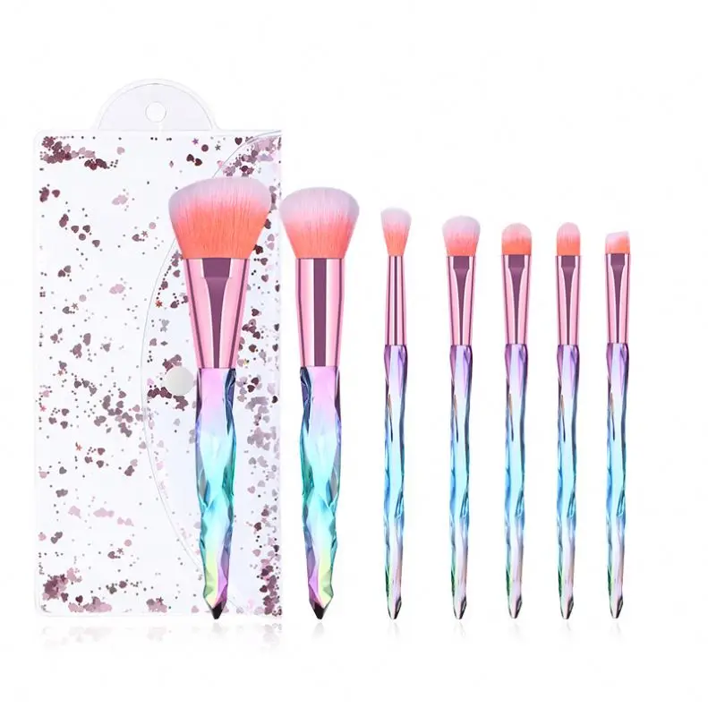 

Hot Selling Diamond Handle Makeup Brush Set Color