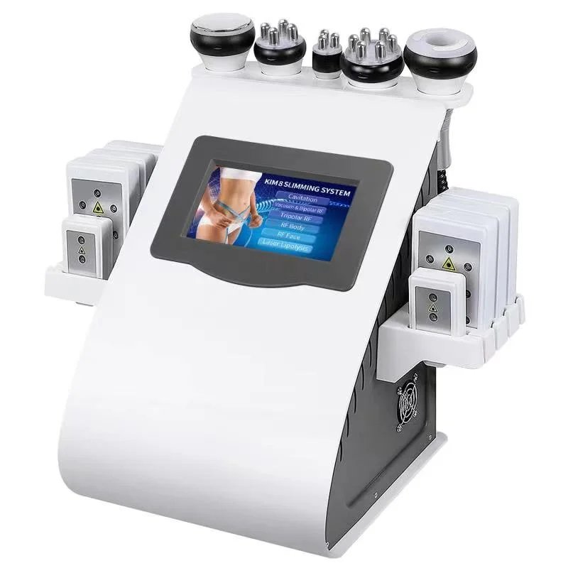 

Distributing 6in1 cavitation 40K vacuum rf machine with lipo laser pads for training