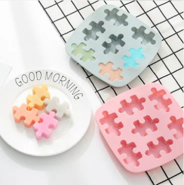 LOVE'N LV551C Creative ice-making lattice mold microwave oven baking chocolate puzzle to make cookies tools baking silicone mold