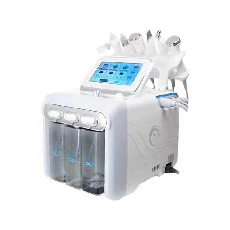 

6 in 1 small bubble oxygen water machine wrinkle remove facial deep cleaning machine portable facial machine