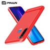 camera protection Wear resistant Carbon Fiber Tactile Buttons TPU mobile phone case Cover For xiaomi redmi note 8