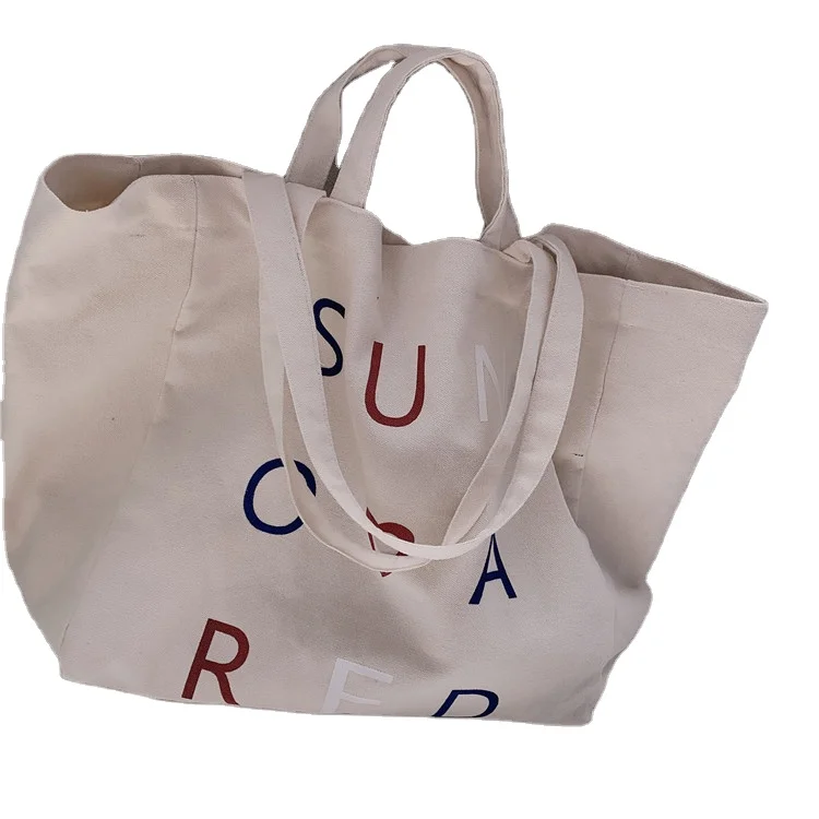 

Greencotton INSTOCK or Custom Logo ECO-Friendly Canvas Tote Cotton Shopping Bag