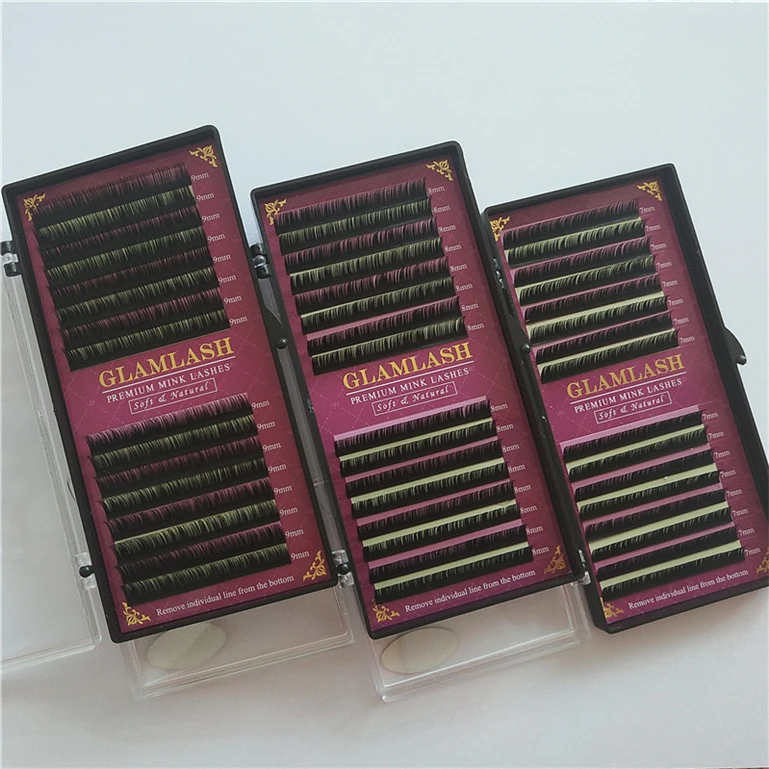 

Individual Kit Elise Faux Mink Korean Pbt Tape Real Lash Service 3D Bulk Pingdu 4D Hair False Eyelash Extension