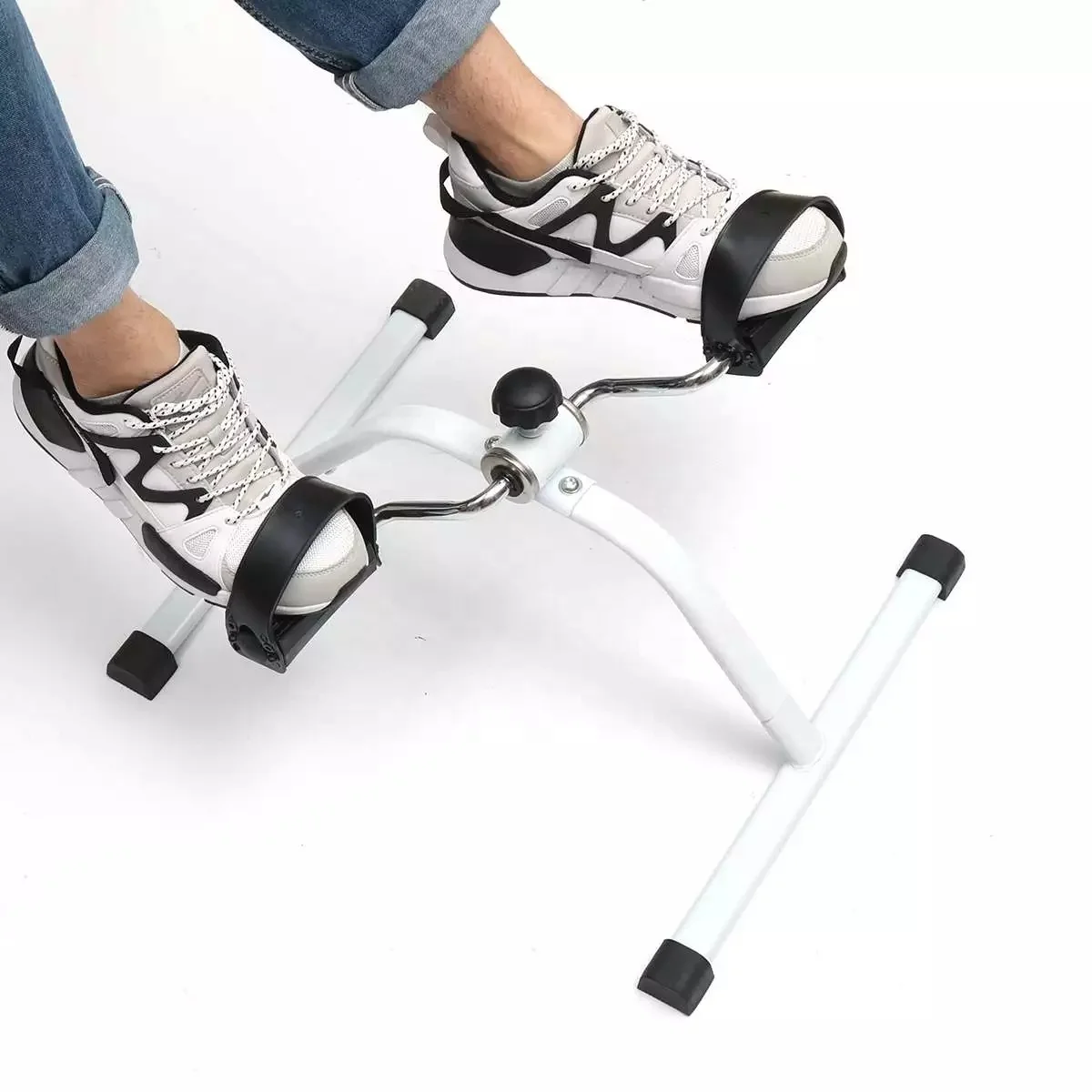 

TY Home Indoor Bicycle Mini Fitness Hand-cranked Pedal General Rehabilitation Training Physical Therapy Training Equipment, White