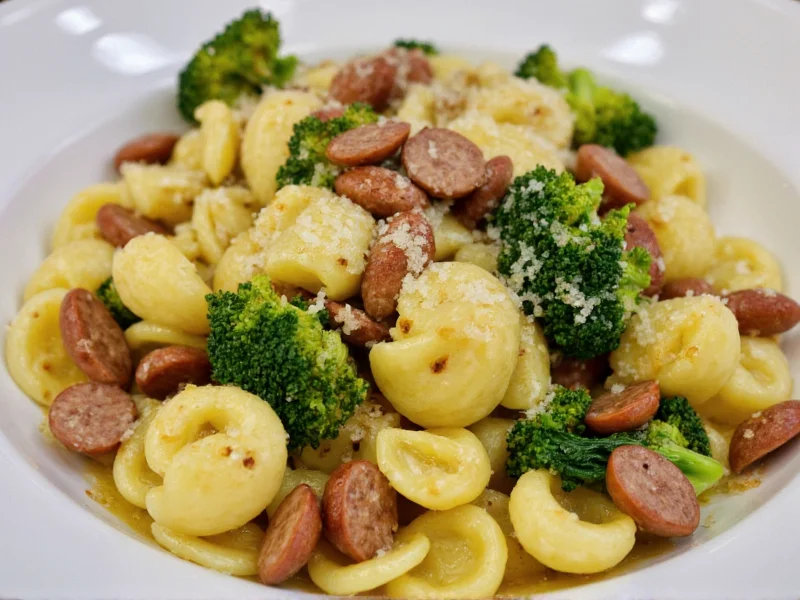 Authentic Orecchiette with Sausage and Broccoli Rabe Recipe