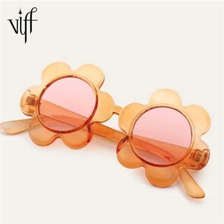 

VIFF HP18565 Custom Shades Glasses Hot Shein Seller Lunettes Gafa De Sol Flower Sunglasses