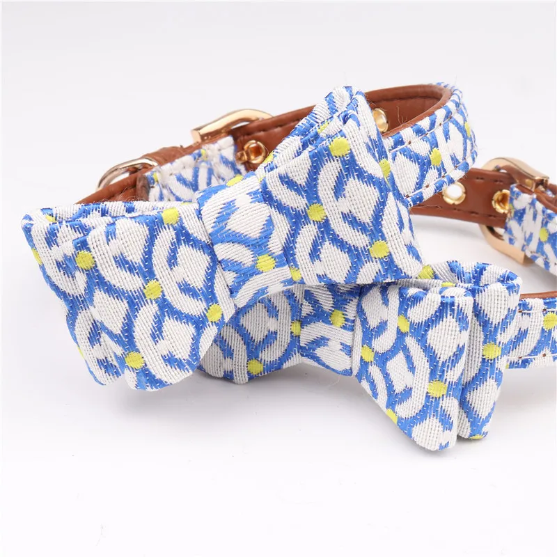 

2021 New Hot Selling Bow Pet Collars Cat Bow Collar Factory Outlets