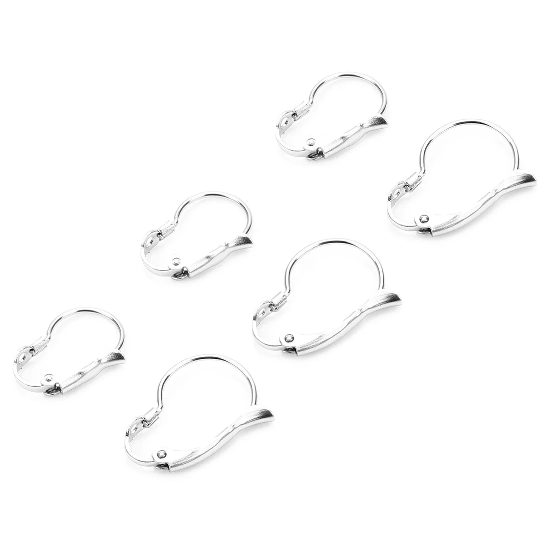 

Wholesale DIY Making Jewelry Earring Findings earring hooks for jewellery making, Silver