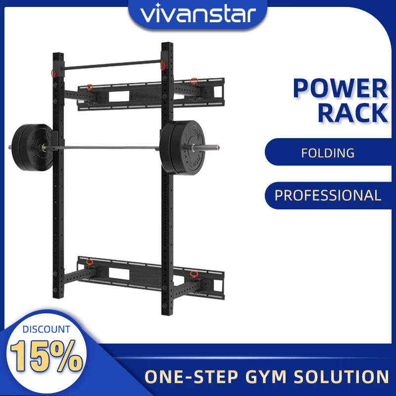 

Model ST6693 Gym Equipment Wall Mount Folding Squat power Rack