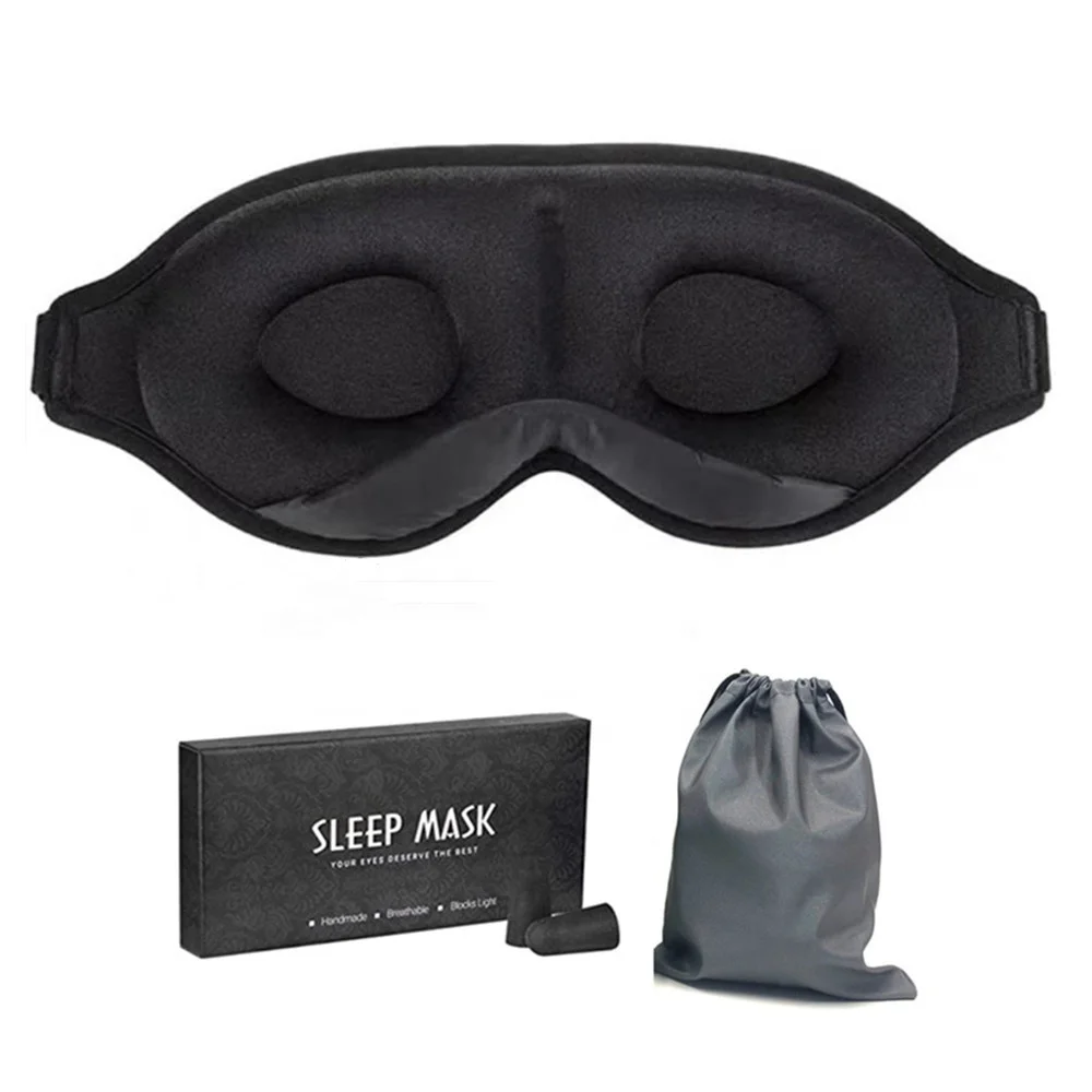 

2023 Ergonomic Sleep Mask travel 3d memory foam eye mask sleeping eye cover