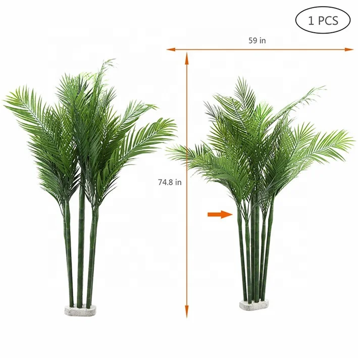 

Hourpark big and tall artificial date palm trees for outdoor landscaping decor