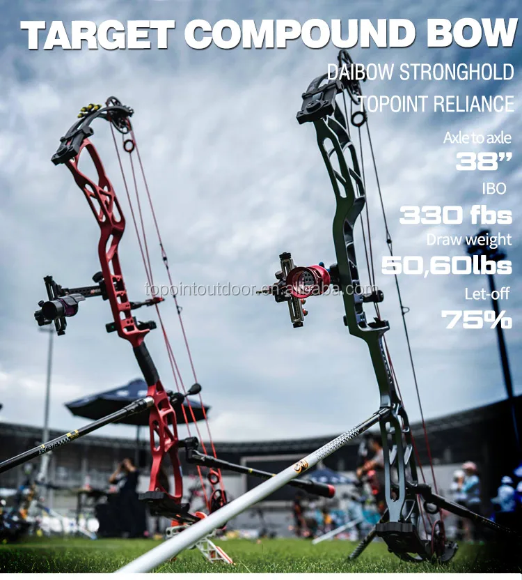 Topoint Archery Target Compound Bow Reliance,Dual Adjustable Cams,Cnc