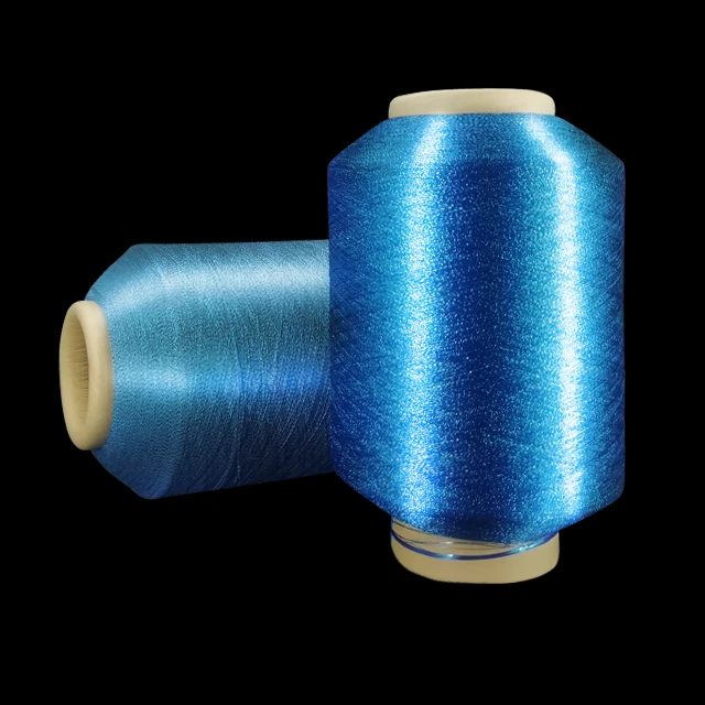 
MX-Type Metallic Yarn Different colors high quality polyester Metallic Yarn for ribbon hilos metalicos 