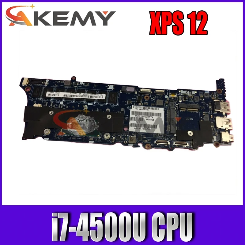 

Akemy VAZA0 LA-9262P CN-03PRHT 03PRHT 3PRHT laptop motherboard for dell XPS 12 9Q23 12.5\" Intel GMA HD 4400 SR16Z i7-4500U