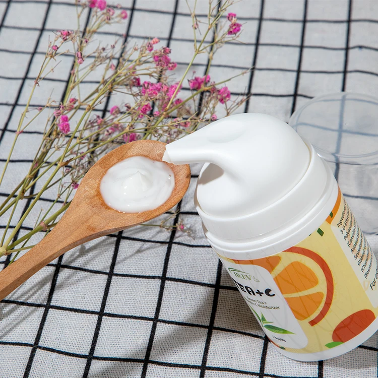 

Private label beauty skin care Crema idratante vitamin C Green Tea stick face cream best Brightening anti aging cream