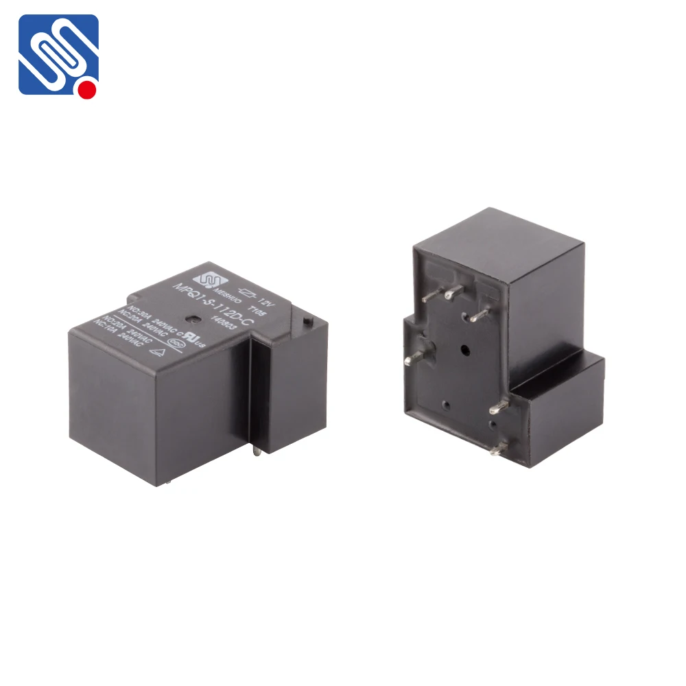 Meishuo MPQ1-S-112D-C-6 Sealed 12v 30a 5pin 6pin 10a 240v Sensitive Relay with 6 Terminal