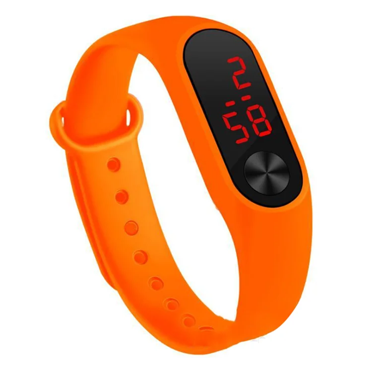 

LED display touch watch long battery life multi color style watch woman